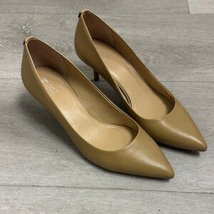 Michael Kors Alina leather kitten heels